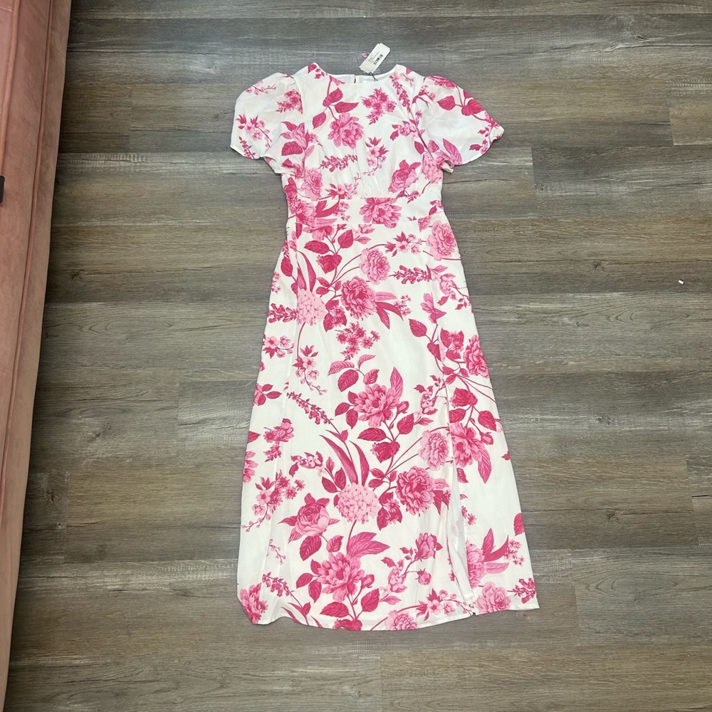 Sugarlips Pink Floral Maxi Dress